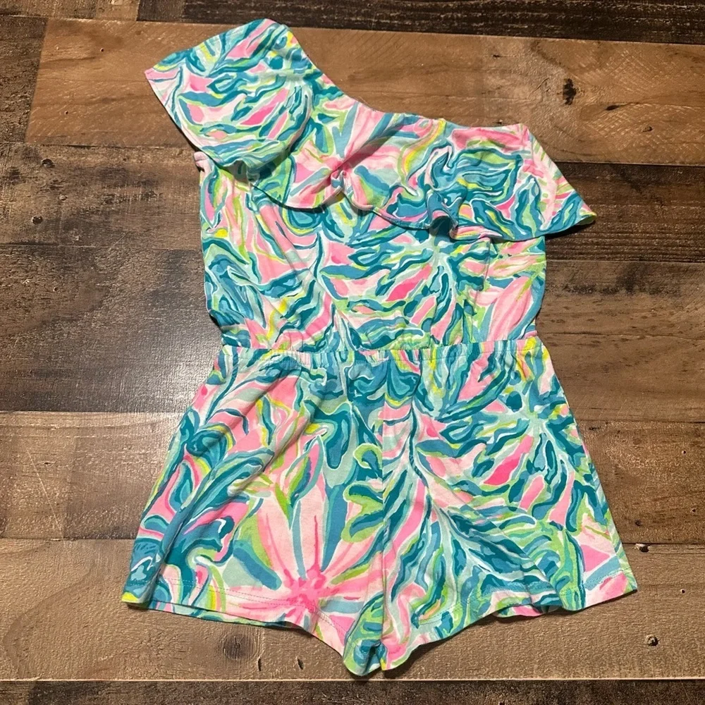 Lilly Pulitzer Sansa Romper - One In A Melon - Picture 2 of 5